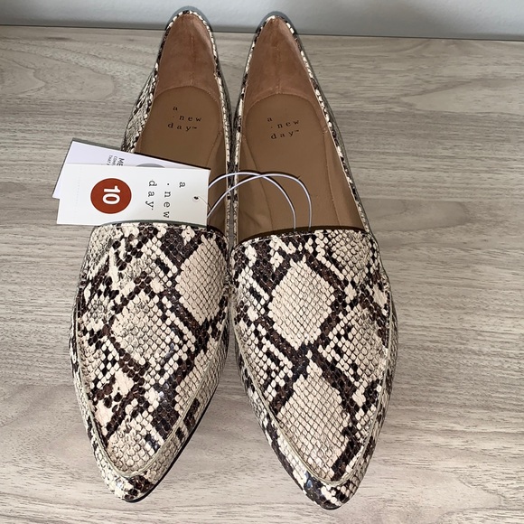 a new day Shoes - A New Day Snakeskin Loafers